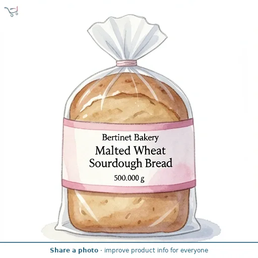 Bertinet Bakery Malted Wheat Sourdough Bread