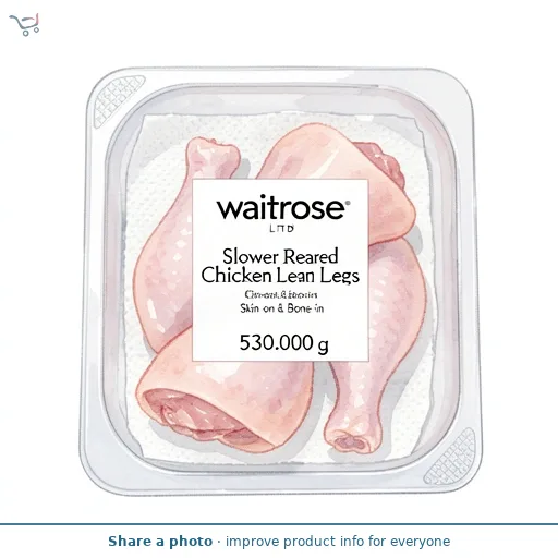Waitrose Slower Reared Chicken Legs, Skin-on & Bone-in