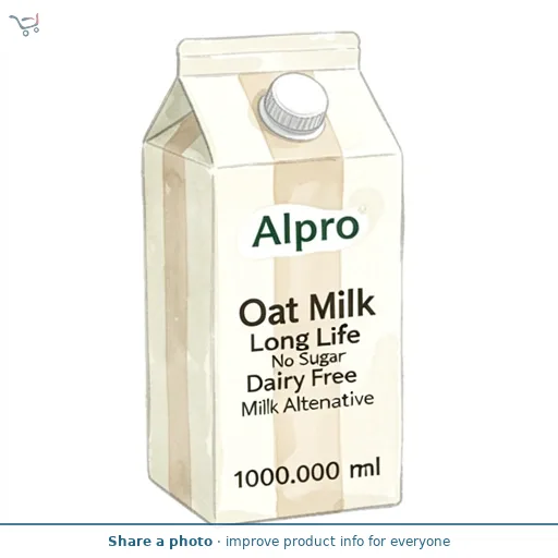 Alpro No Sugar Long Life Oat Drink