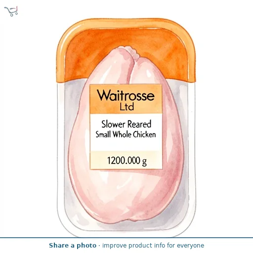 Waitrose Slower Reared Small Whole Chicken