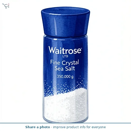 Waitrose Fine Crystal Sea Salt