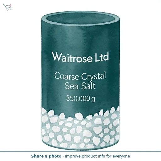 Waitrose Coarse Crystal Sea Salt
