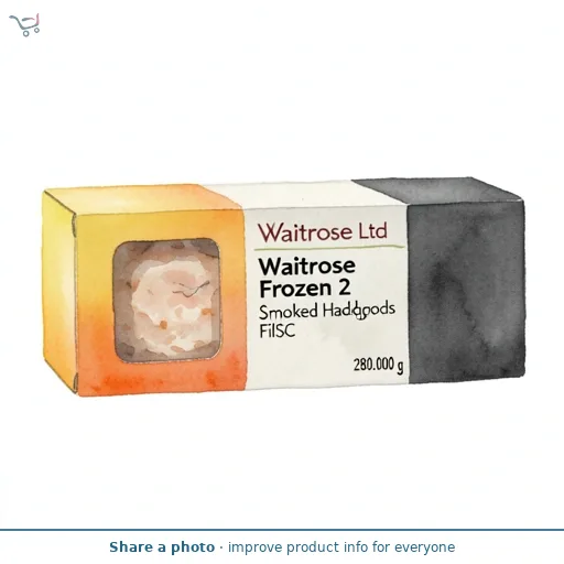 Waitrose Frozen 2 Smoked Haddock Fillets MSC
