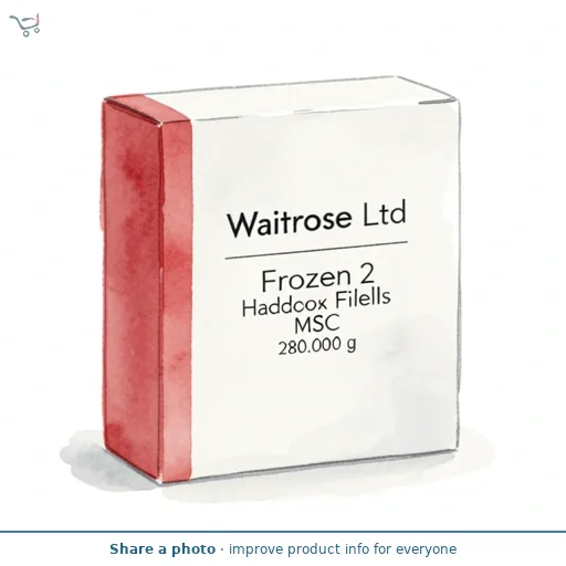 Waitrose Frozen 2 Haddock Fillets MSC