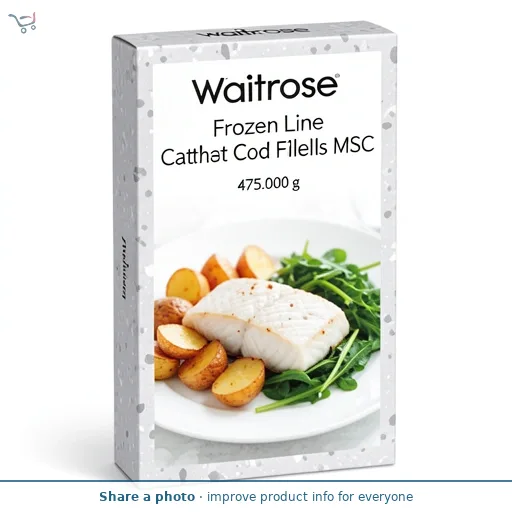 Waitrose Frozen Line Caught Cod Fillets MSC