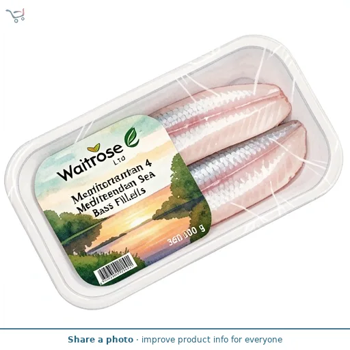 Waitrose 4 Mediterranean Sea Bass Fillets