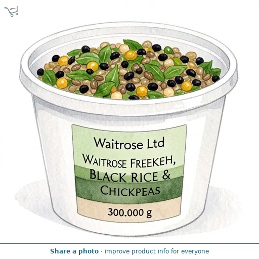Waitrose Freekeh, Black Rice & Chickpeas