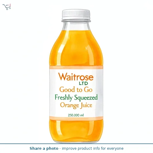 Waitrose Good to Go Freshly Squeezed Orange Juice