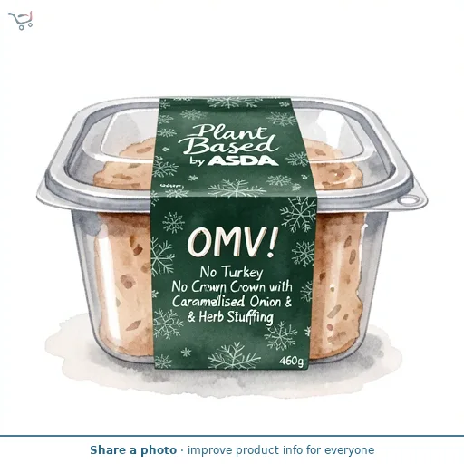 Plant Based by ASDA OMV! No Turkey Crown with Caramelised Onion & Herb Stuffing 460g