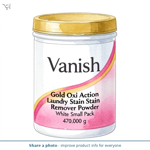 Vanish Gold Oxi Action Laundry Stain Remover Powder White Small Pack