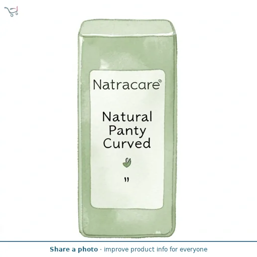 Natracare Natural Panty Liners Curved