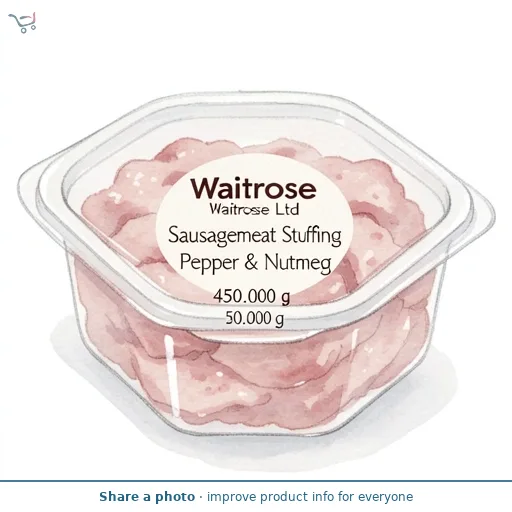 Waitrose Sausagemeat Stuffing Pepper & Nutmeg