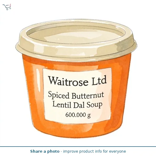 Spiced Butternut & Lentil Dal Soup