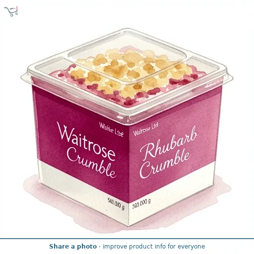 Waitrose Rhubarb Crumble