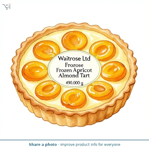 Waitrose Frozen Apricot and Almond Tart