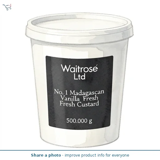 Waitrose No. 1 Madagascan Vanilla Fresh Custard