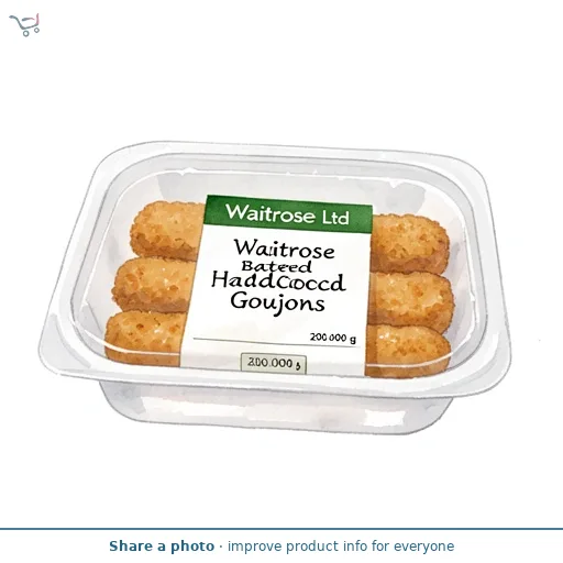 Waitrose Battered Haddock Goujons