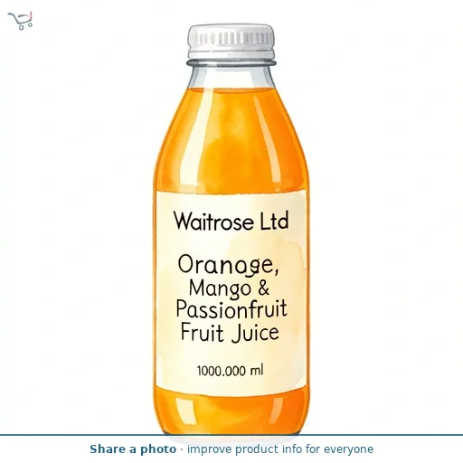 Waitrose Orange, Mango & Passionfruit Fruit Juice