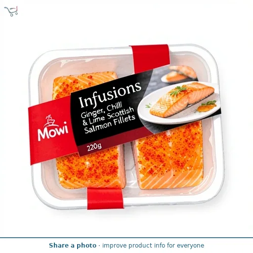 Mowi Infusions Ginger, Chilli & Lime Scottish Salmon Fillets 220g