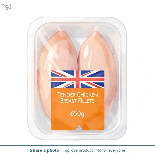 ASDA Tender Chicken Breast Fillets 650g