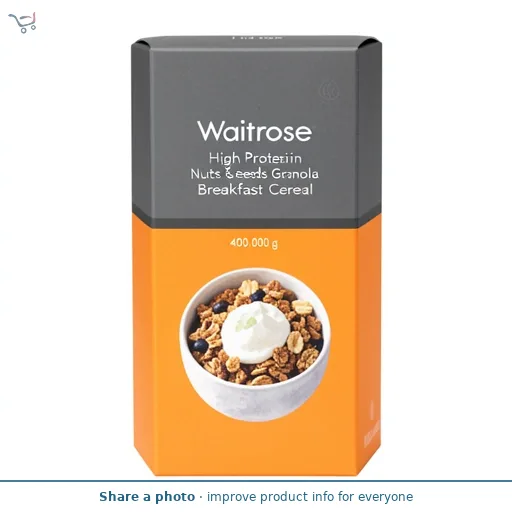 Waitrose High Protein Nuts & Seeds Granola Breakfast Cereal