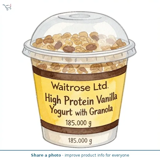 High Protein Vanilla Yogurt with Granola