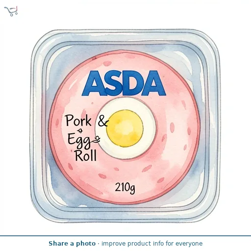 ASDA Pork & Egg Roll 210g