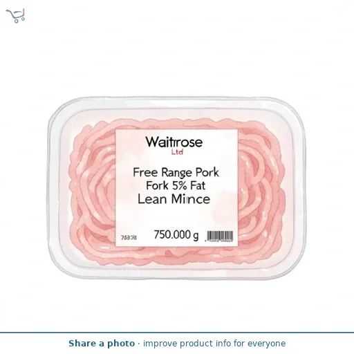 Waitrose Free Range Pork 5% Fat Lean Mince