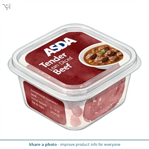 ASDA Tender Lean Diced Beef