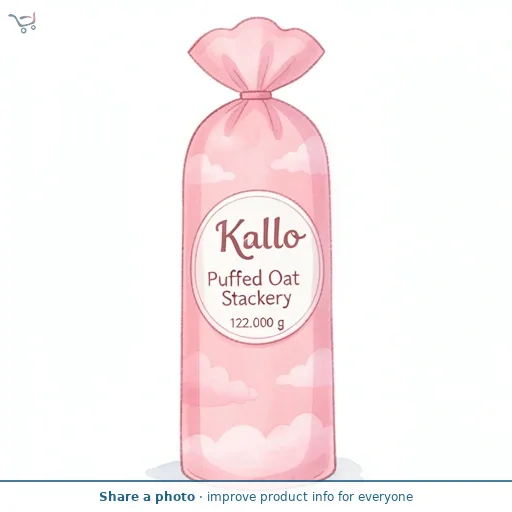 Kallo Puffed Oat Cakes Strawberry