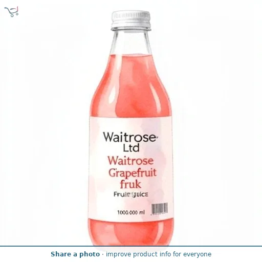 Waitrose Pink Grapefruit Fruit Juice