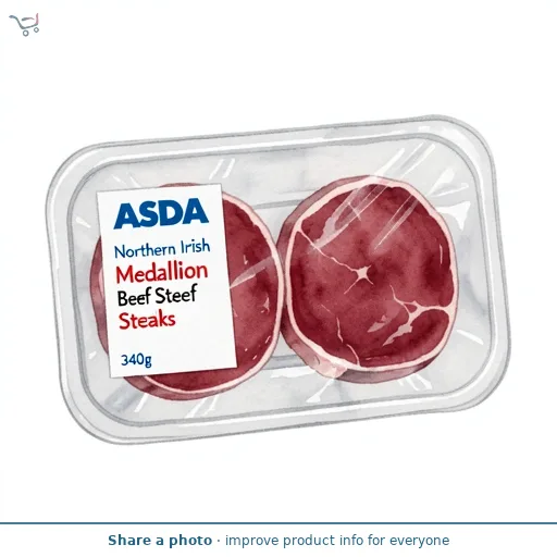 ASDA Northern Medallion Irish Beef Steaks 340g
