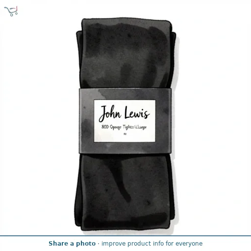 80D Opaque Tights Black Large