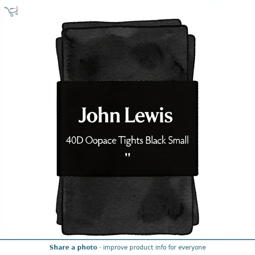 40D Opaque Tights Black Small