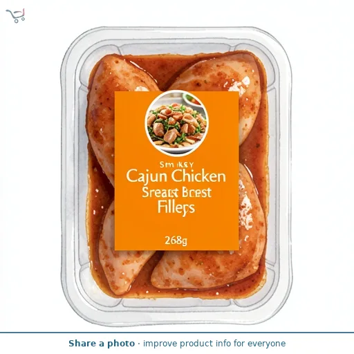 ASDA Smoky Cajun Chicken Breast Fillets 268g