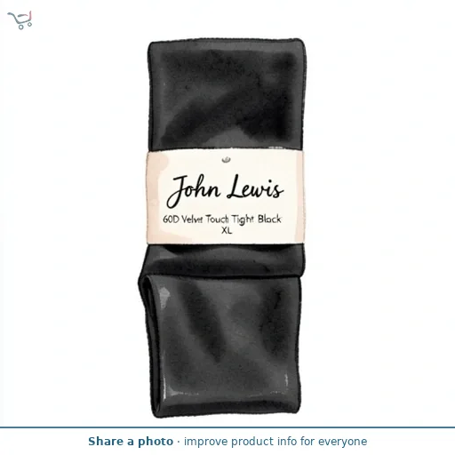 60D Velvet Touch Tight Black XL