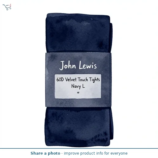 60D Velvet Touch Tights Navy L