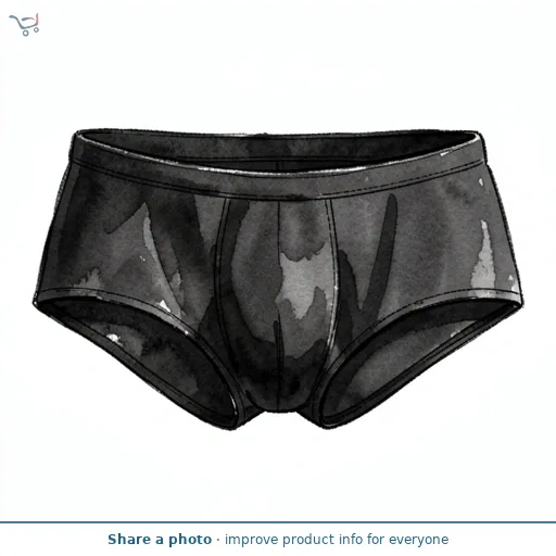 John Lewis Black Cotton Full Brief Size 14