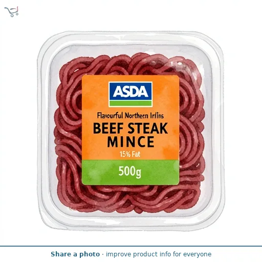 ASDA 15% Fat Beef Mince 500g