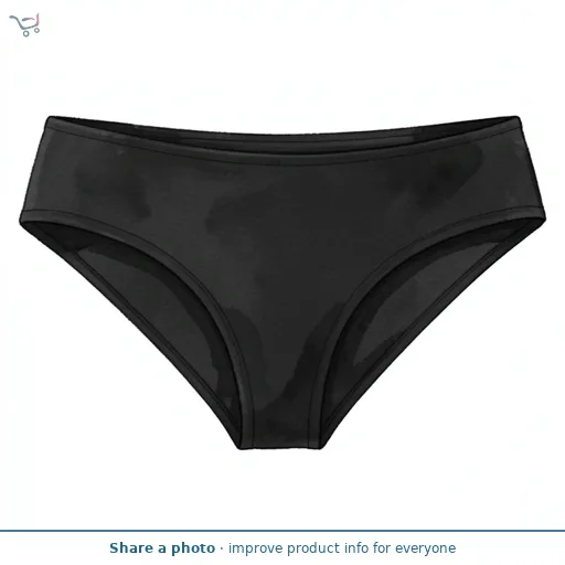 John Lewis Black Cotton Bikini Briefs Size 12