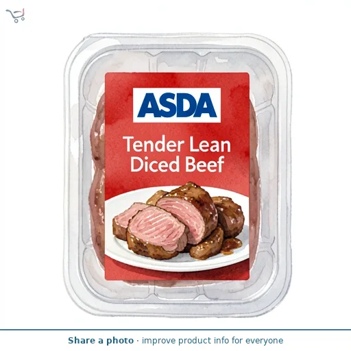 ASDA Tender Lean Diced Beef