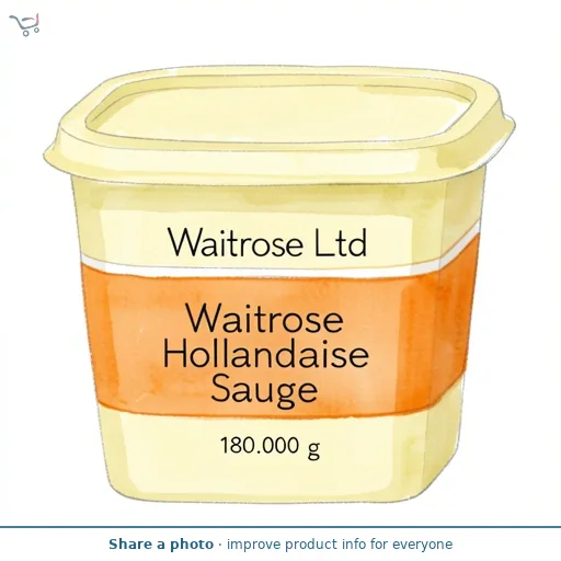 Waitrose Hollandaise Sauce