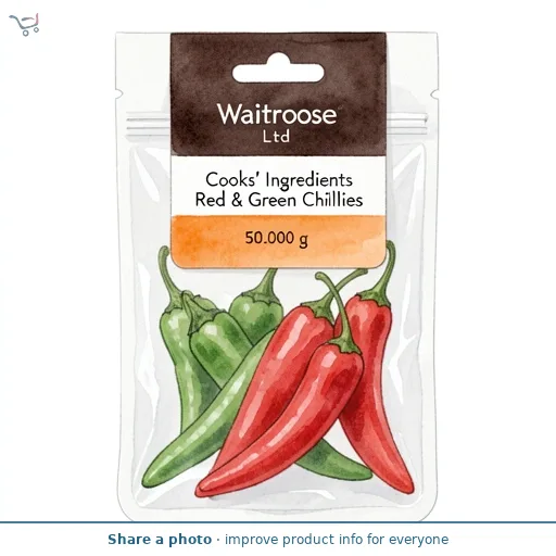 Cooks' Ingredients Red & Green Chillies