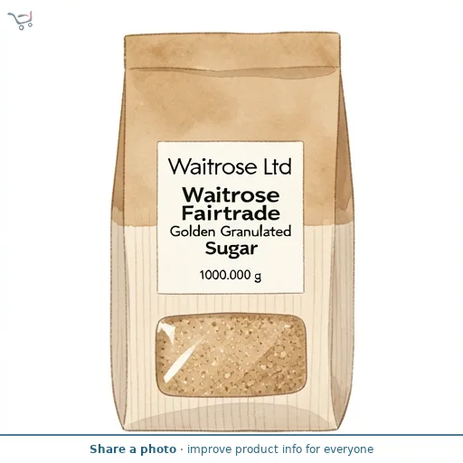 Waitrose Fairtrade Golden Granulated Sugar
