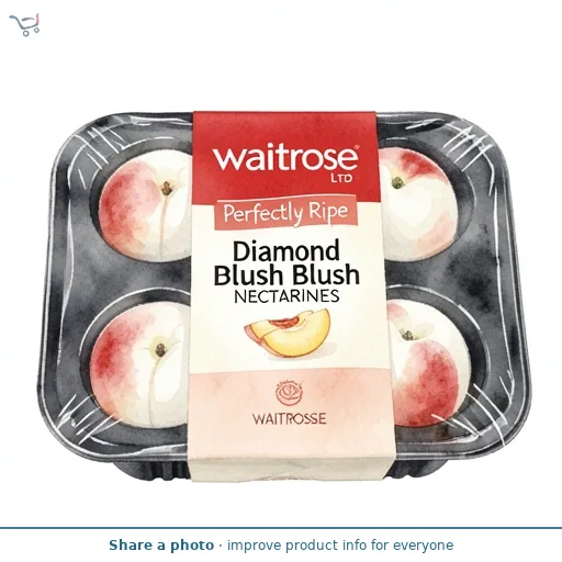 Waitrose Perfectly Ripe Diamond Blush Nectarines