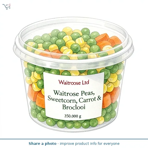 Waitrose Peas, Sweetcorn, Carrot & Broccoli