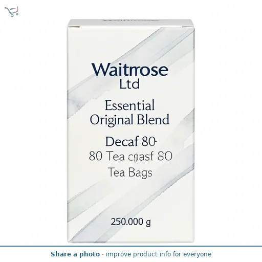 Essential Original Blend Decaf 80 Tea Bags