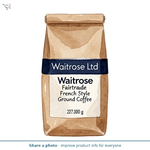 Waitrose Fairtrade French Style Ground Coffee