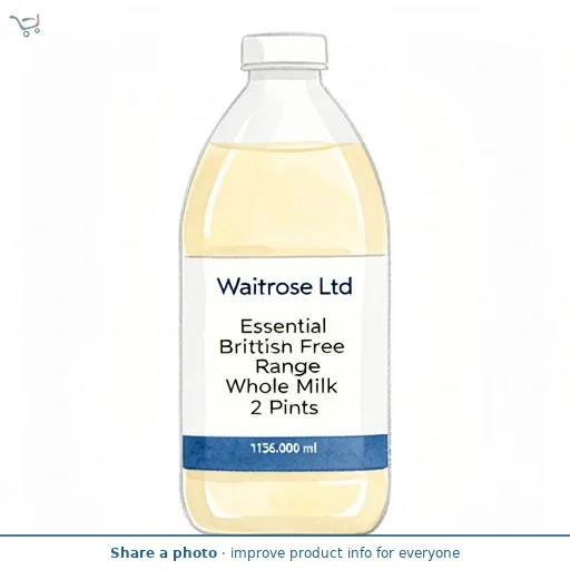 Essential British Free Range Whole Milk 2 Pints