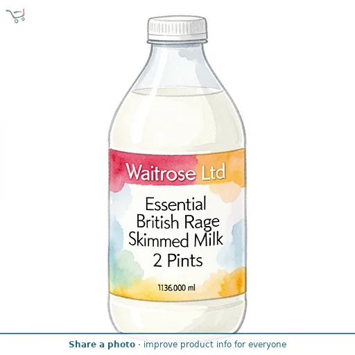 Essential British Free Range Skimmed Milk 2 Pints
